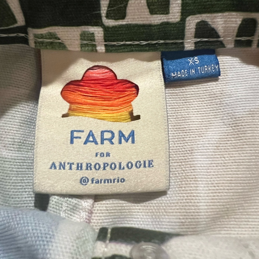 Farm Rio Multicolor Patchwork Mini Skirt Xs - image 6